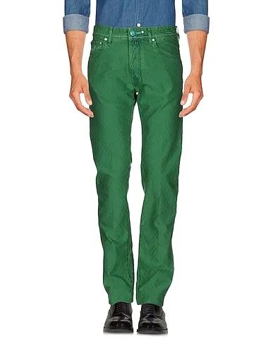 Green Jacquard 5-pocket