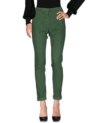 Green Jacquard Casual pants