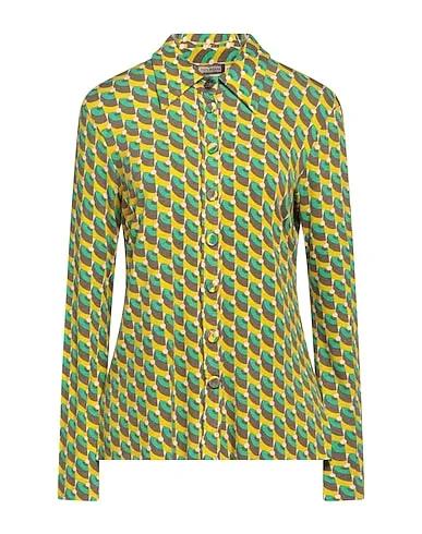 Green Jersey Patterned shirts & blouses