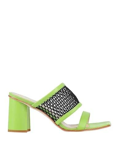 Green Knitted Sandals