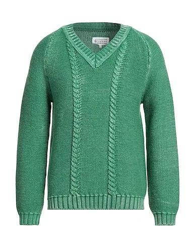 Green Knitted Sweater