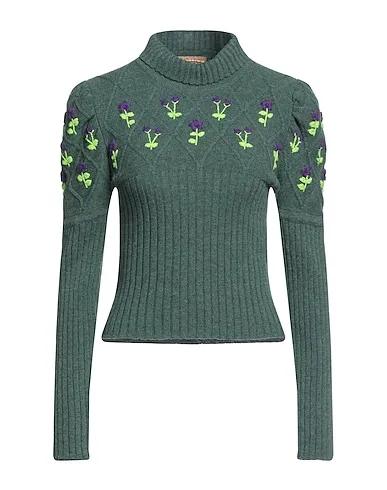 Green Knitted Turtleneck