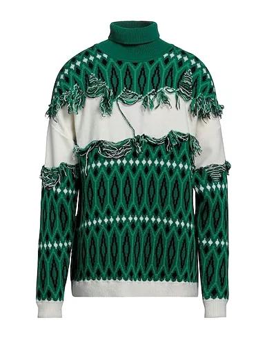 Green Knitted Turtleneck
