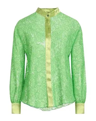 Green Lace Lace shirts & blouses