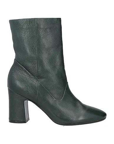 Green Leather Ankle boot