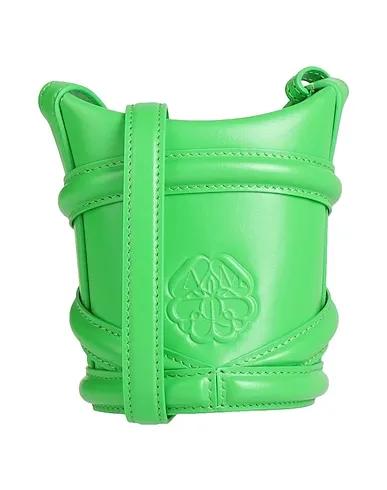 Green Leather Cross-body bags