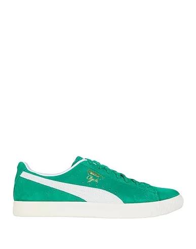 Green Leather Sneakers Clyde OG