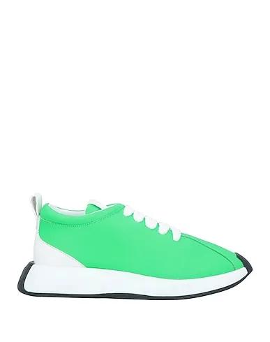 Green Leather Sneakers