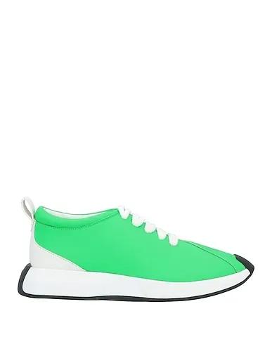 Green Leather Sneakers