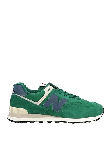 Green Leather Sneakers