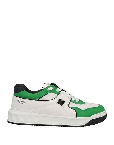 Green Leather Sneakers
