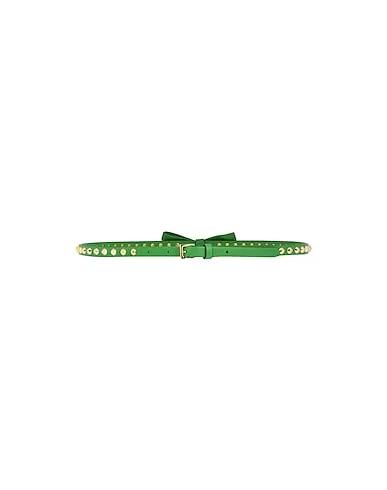 Green Leather Thin belt