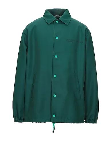 Green Plain weave Bomber