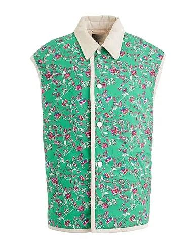 Green Plain weave Jacket