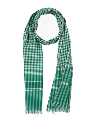 Green Plain weave Scarves and foulards