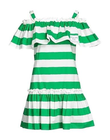 Green Poplin Short dress