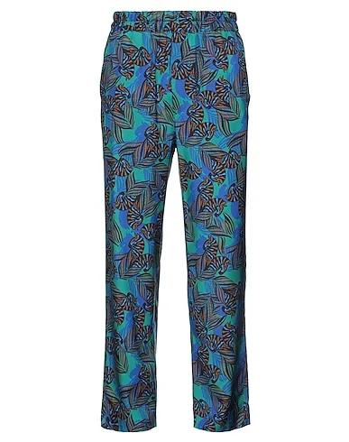 Green Satin Casual pants