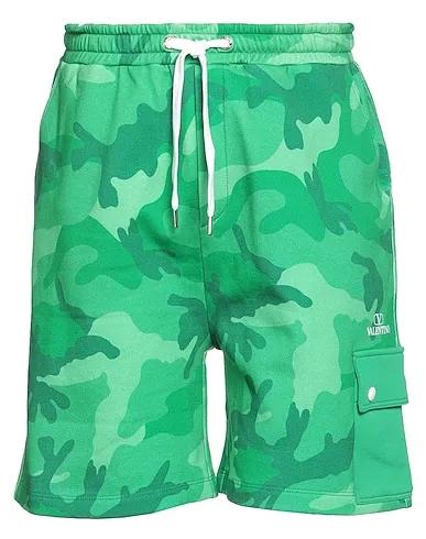 Green Sweatshirt Shorts & Bermuda