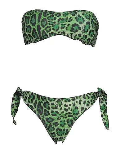 Green Synthetic fabric Bikini