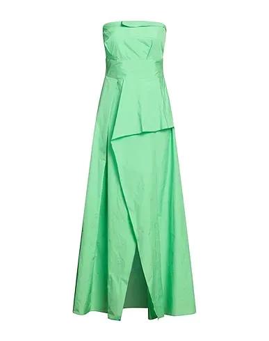 Green Taffeta Long dress
