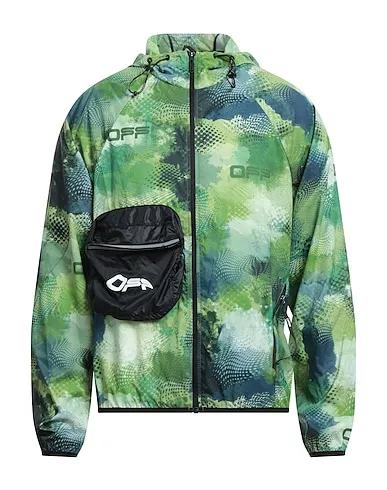 Green Techno fabric Jacket