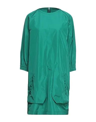 Green Techno fabric Short dress