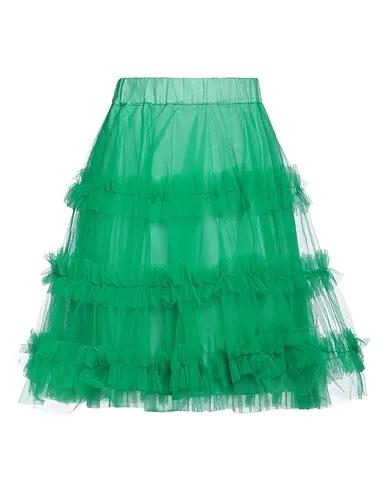 Green Tulle Mini skirt