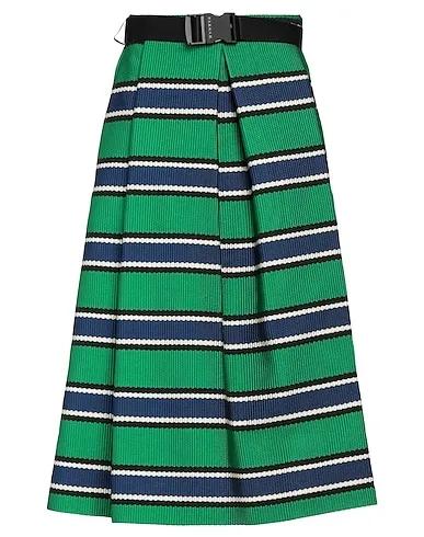 Green Tweed Midi skirt