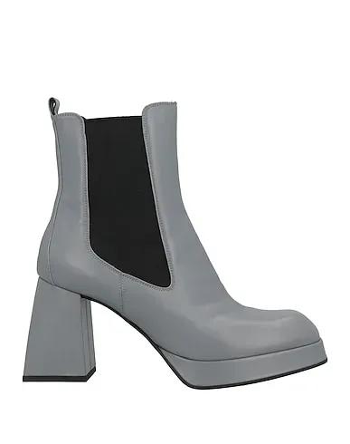 Grey Ankle boot CHELSEA CON PLATEAU ISPIRAZIONE 70'S
