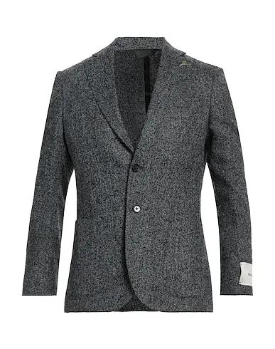 Grey Bouclé Blazer