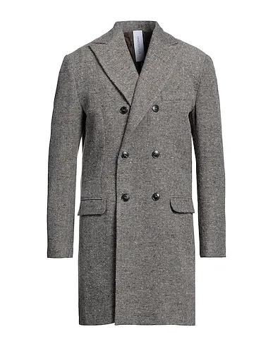 Grey Bouclé Coat