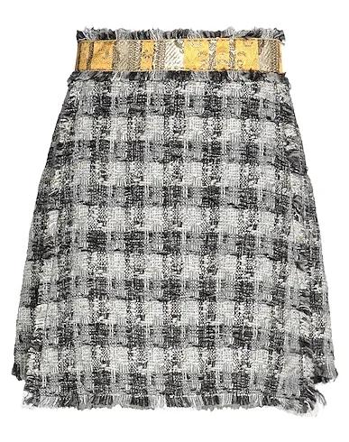 Grey Brocade Mini skirt