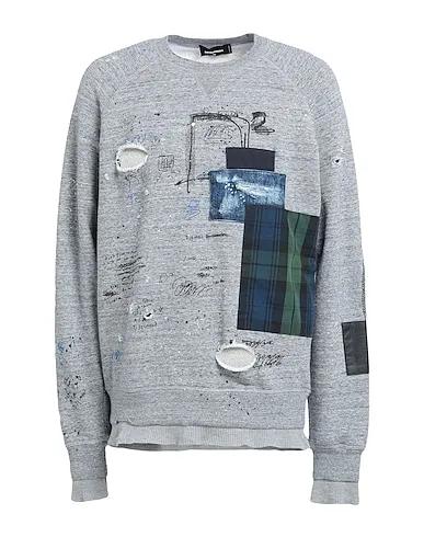 Grey Denim Sweatshirt