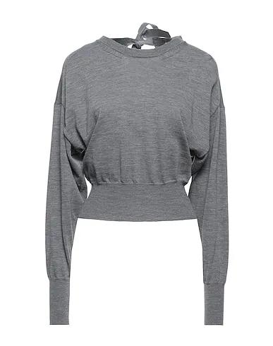 Grey Grosgrain Sweater