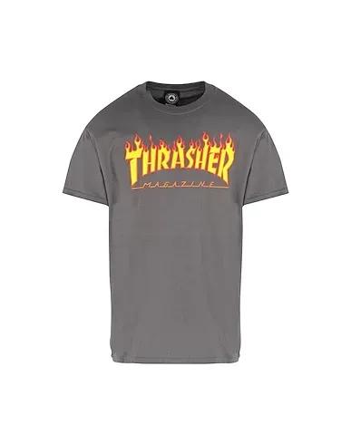 Grey Jersey T-shirt FLAME T-SHIRT 