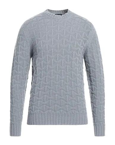 Grey Knitted Cashmere blend