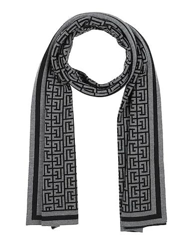 Grey Knitted Scarves and foulards