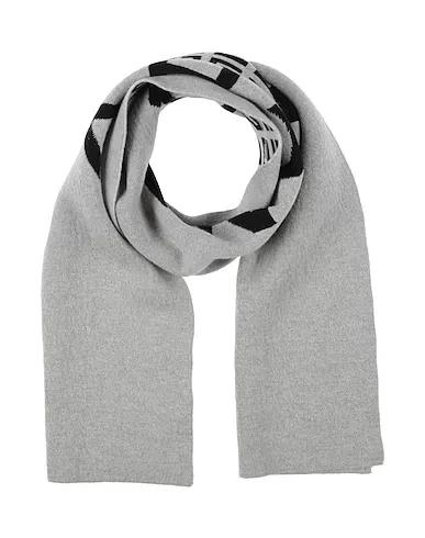 Grey Knitted Scarves and foulards