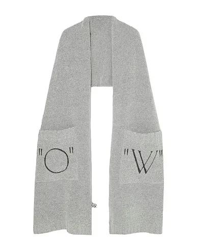 Grey Knitted Scarves and foulards