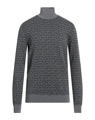 Grey Knitted Turtleneck