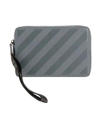 Grey Leather Handbag