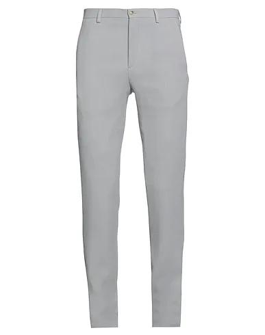Grey Plain weave Casual pants