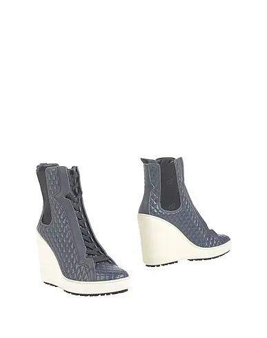Grey Velvet Ankle boot
