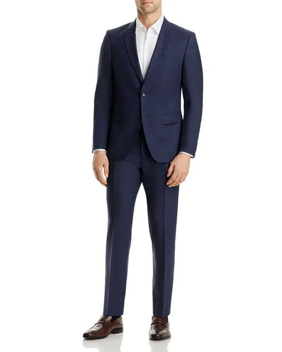 H-Huge Tonal Plaid Slim Fit Suit