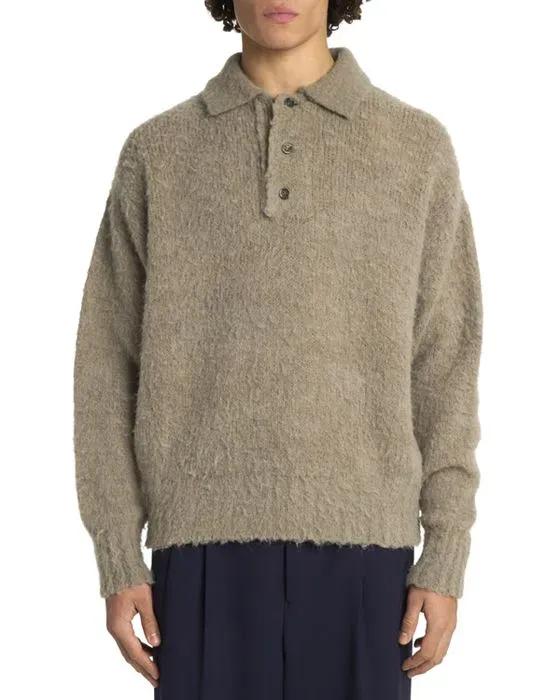 Hairy Light Polo Sweater