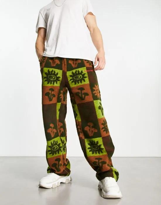 happy day textured sweatpants in multi - part of a set