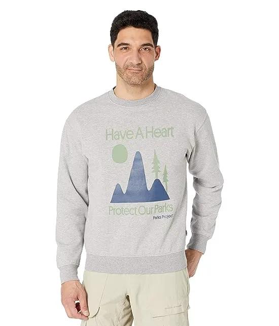 Have A Heart, Protect Our Parks Crew Neck