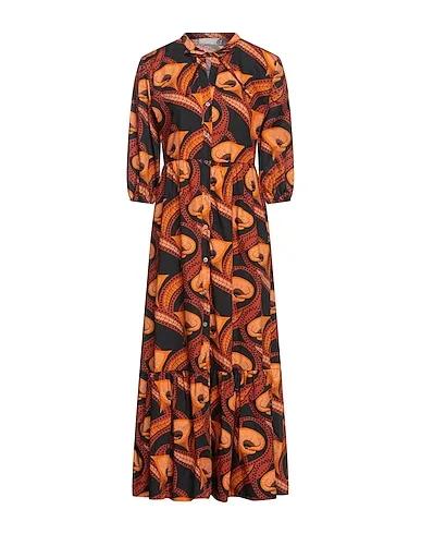 HAVEONE | Orange Women‘s Midi Dress
