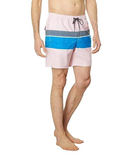 Hermosa Block 17" Volley Swim Shorts
