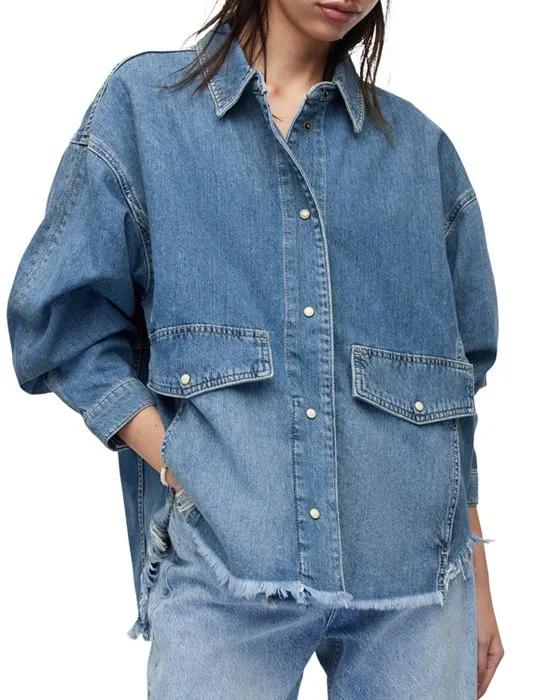 Hettie Denim Shirt Jacket